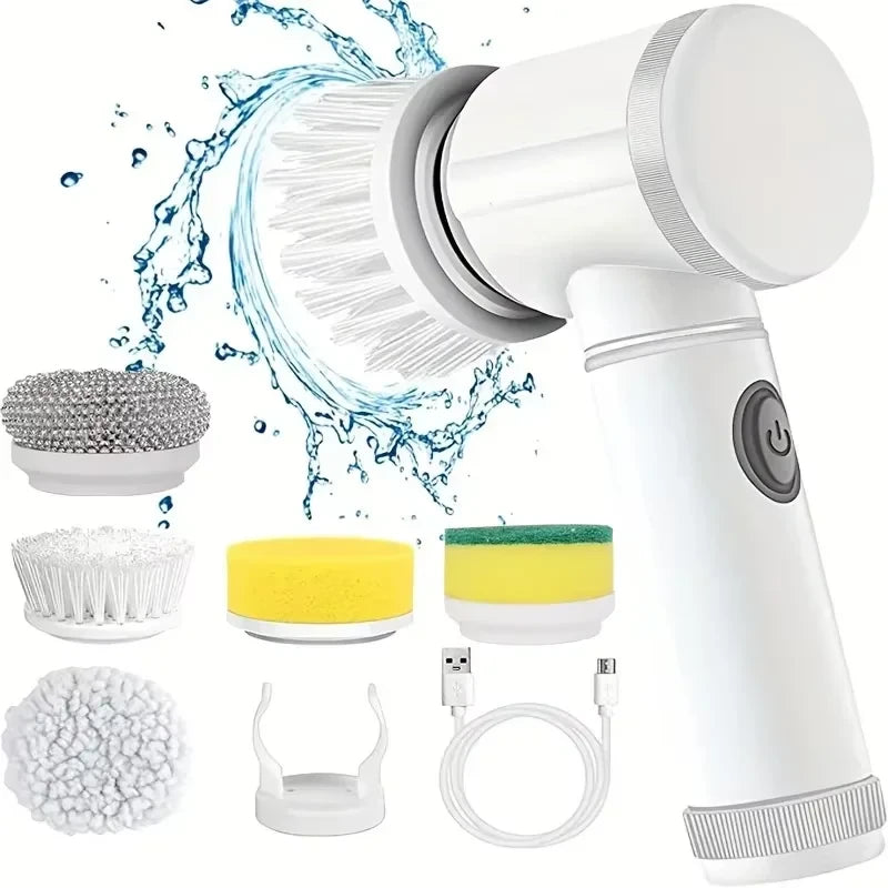 Electric Cordless Spin Scrubber